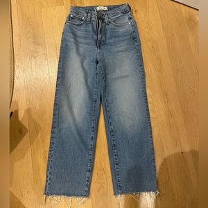 Madewell perfect vintage wide leg crop Jean